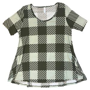 LuLaRoe Chic Geometric Print Tee - Size Large